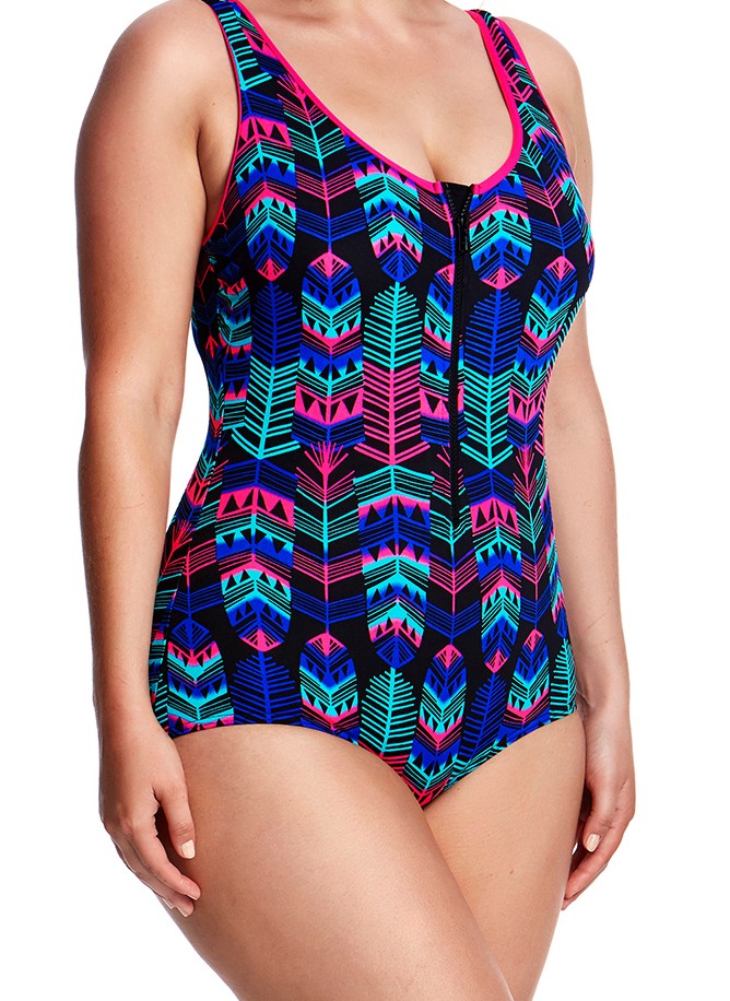 Funkita Form Zip Front Feather Duster