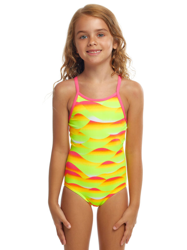 * Funkita Custard Tart Peuters Badpak Meisjes / Toddler Girls Swimsuit