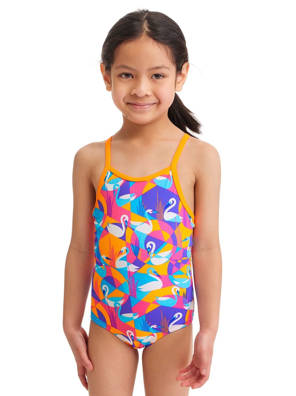 Funkita Swim Swan Toddler Girls