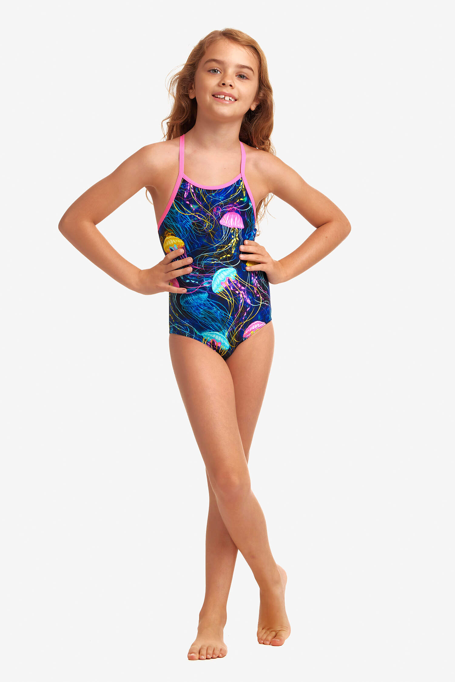 * Funkita Schwimma Stinga Peuters Badpak Meisjes / Toddler Girls Swimsuit - Afbeelding 4