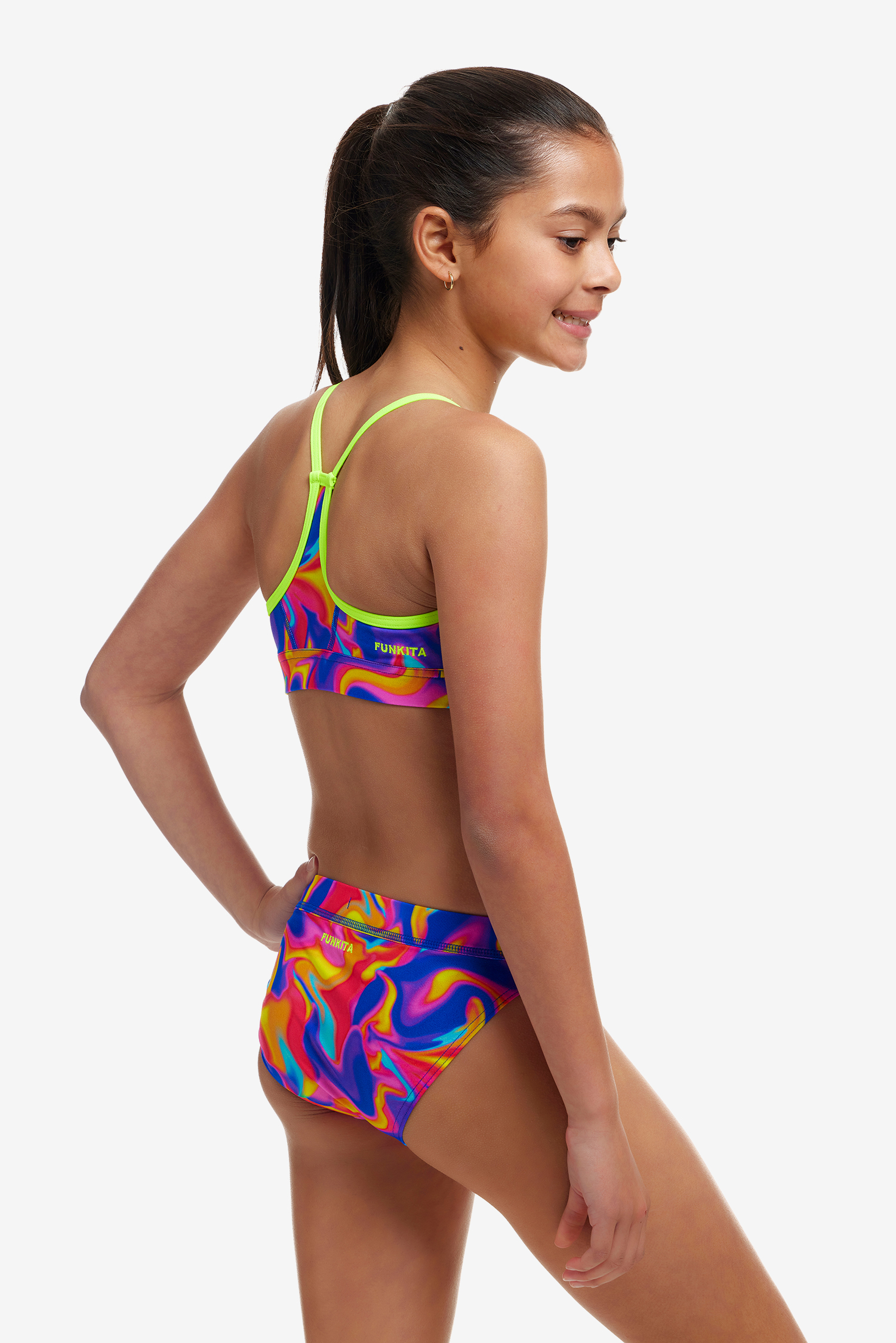 Funkita Summer Swirl Girl Sport Bikini - Afbeelding 4