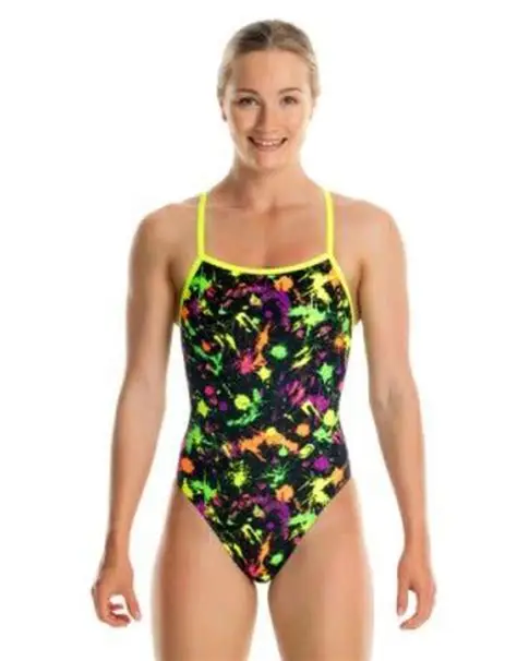 * Funkita Splatter Attack Diamond Back Badpak Girls - Afbeelding 4